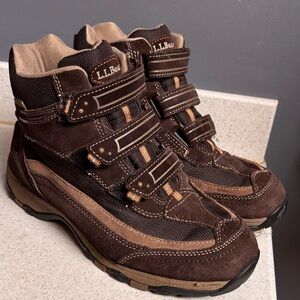 L.L.Bean Tek 2.5 Mens Brown Waterproof Primaloft Hiking Boots Shoes Sz 9.5 Wide